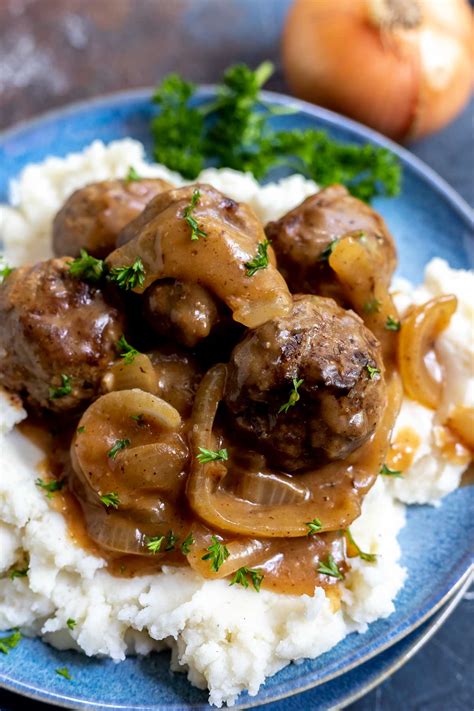 MEATBALLS and GRAVY with ONIONS + WonkyWonderful