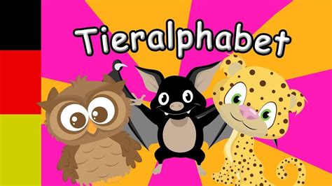 Animal Alphabet Song | Learn the German Alphabet and Animal Names | ABC ... | Alphabet songs ...