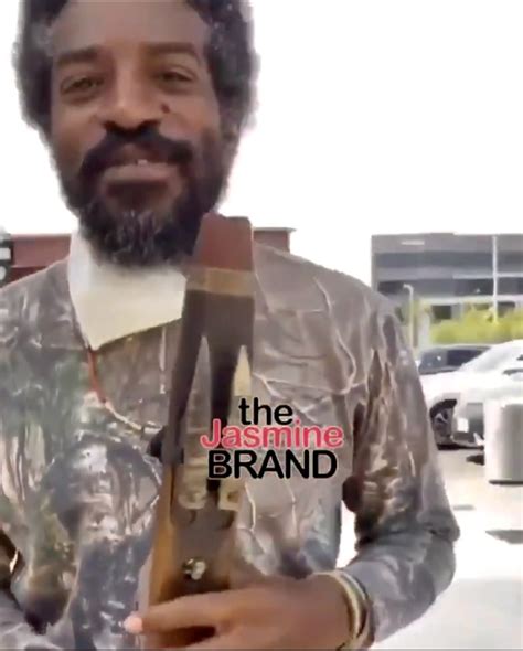 Andre 3000 Spotted Out With His Flute [VIDEO] - theJasmineBRAND