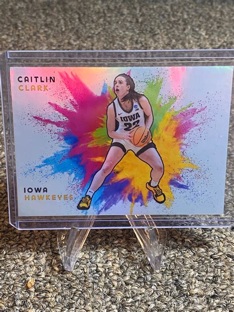 Caitlin Clark Refractor Custom Color Blast Card - Etsy