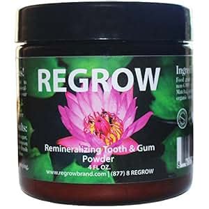 Amazon.com: REGROW Remineralizing Tooth Powder - Stop Sensitive Teeth and Gums - Whiter Teeth ...