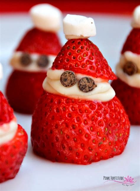 Strawberry Santas - Dairy Free and Vegan - Pink Fortitude, LLC