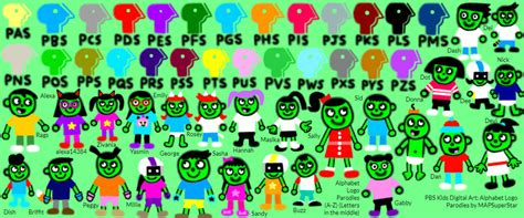 PBS Kids Digital Art: ABC Logo Parodies (My style) by MAPSuperStar on DeviantArt