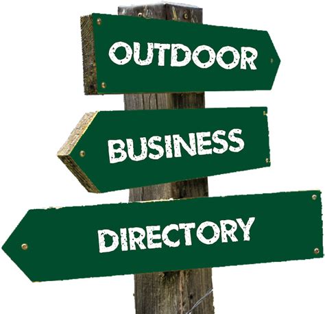 Outdoor Business Directory - Sign Clipart - Large Size Png Image - PikPng