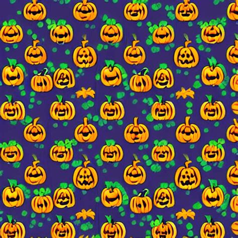 Halloween Pumpkin Patterns · Creative Fabrica