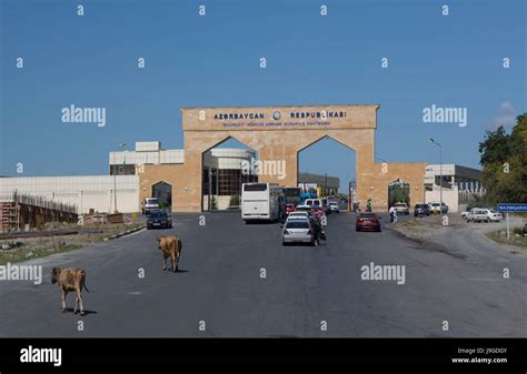 Azerbaijan -Georgia Border Stock Photo - Alamy