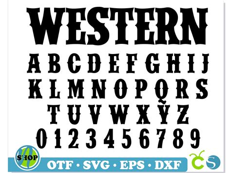 Country Font Rodeo font svg Western font SVG fonts Cowboy font SVG silhouette Alphabet font svg ...