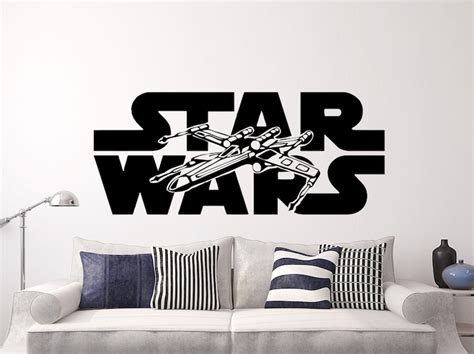 Star Wars Wall Decals Xwing Vinyl Sticker Decal Logo X-wing - Etsy