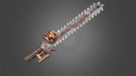 Chainsaw Sword - 3D model by konradbialowas [75a5fea] - Sketchfab