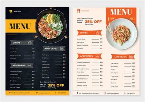 10 Best Restaurant Food Menu Templates - ksioks