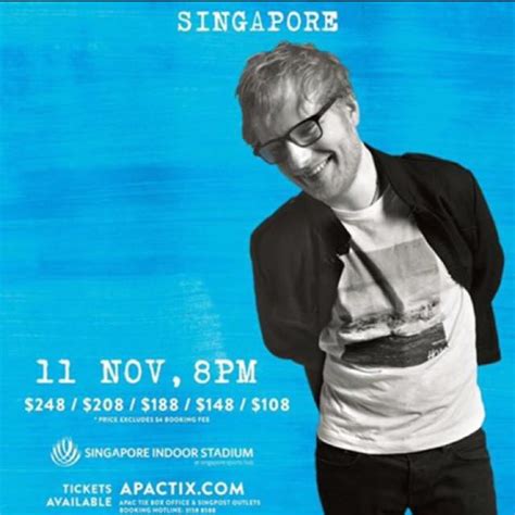 Ed Sheeran Concert 11 November Tickets, Tickets & Vouchers, Event ...