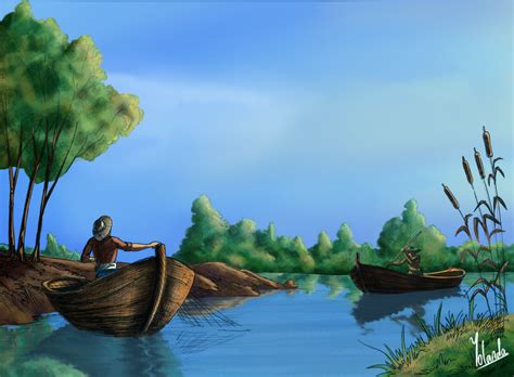 Fishing Scene on Behance