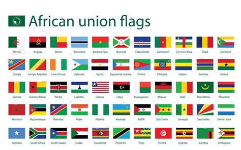 African Countries Flags