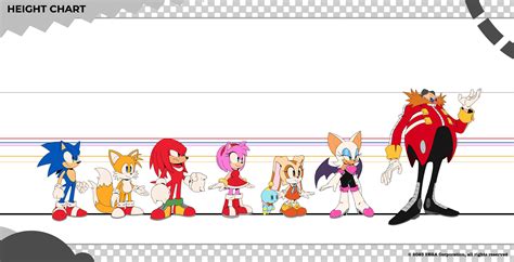 Official height chart for characters in Sonic Dream Team! (by Tyson Hesse) : r/SonicTheHedgehog