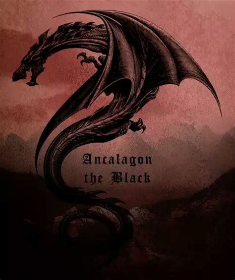 Ancalagon the Black. The biggest dragon of Middle Earth. | Middle earth ...