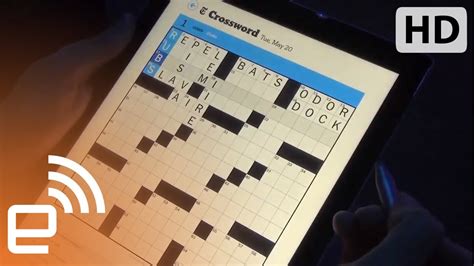 New York Times Crossword app on Surface Pro 3 | Engadget - YouTube