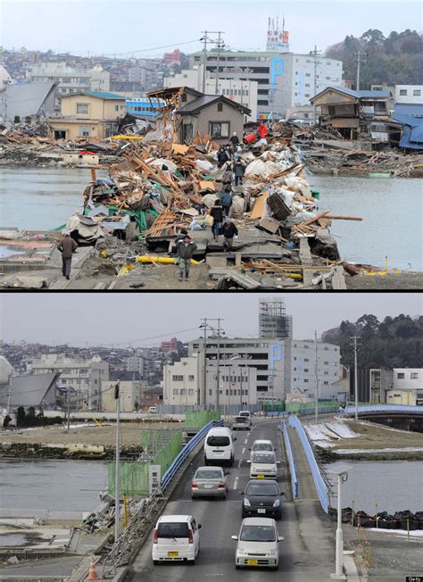 LOOK: Dramatic Photos Show Before And After Tsunami Destruction ...