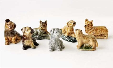 Five Vintage Wade Whimsie Animals From Tetley Tea Collectable Ceramic ...