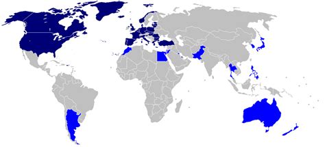 NATO and Non-NATO US Major allies map. [1331x605] : MapPorn