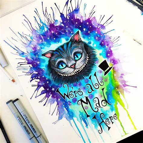 Cheshire Cat Drawing at GetDrawings | Free download