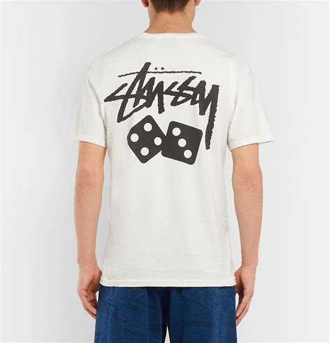 Stüssy - Logo-Print Cotton-Jersey T-Shirt | Mens designer fashion, Mens tshirts, Sneakers men ...