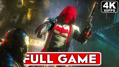 BATMAN ARKHAM KNIGHT Red Hood Gameplay Walkthrough FULL GAME [4K 60FPS PC] - No Commentary - YouTube