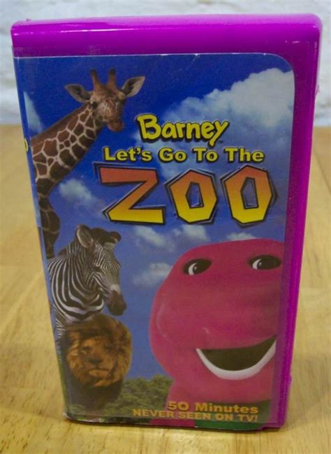 BARNEY Let's Go to the Zoo VHS VIDEO 2001 | eBay