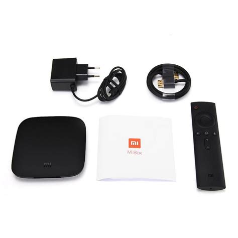 [Official International Version] Xiaomi 4K Mi Box Android TV 6.0 Set-top Box Netflix 4K ...