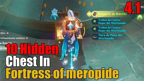 HIDDEN CHESTS In Fortress Of Meropide. Genshin Impact 4.1 - YouTube