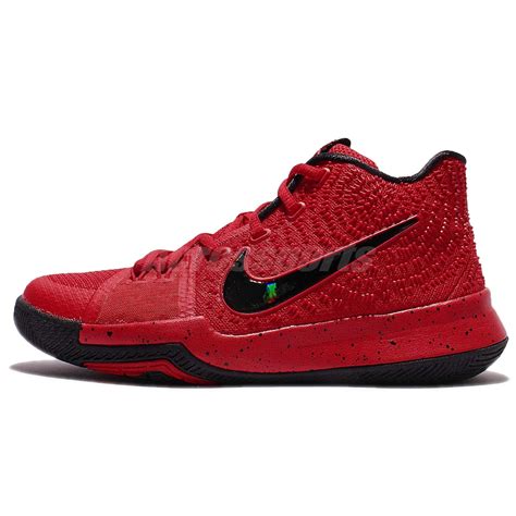 Nike Kyrie 3 GS III Irying Candy Apple Red Kids Boys Basketball Shoes ...