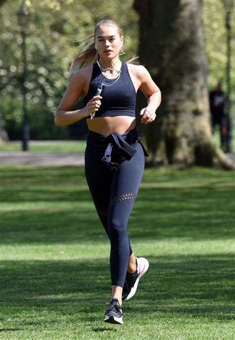 ARABELLA CHI Workout at a Park in London 04/15/2020 – HawtCelebs