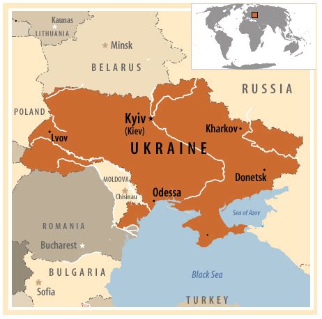 FRONTLINE/WORLD . Ukraine - A Murder in Kyiv . Map | PBS