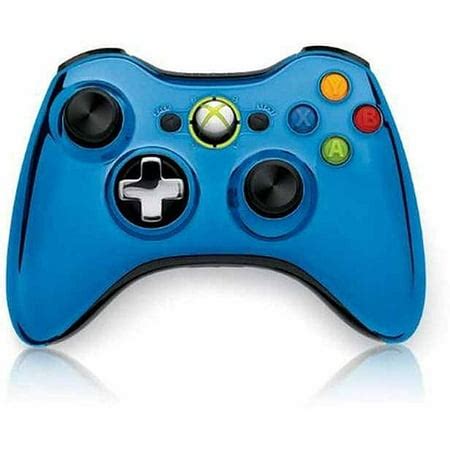 xbox 360 wireless controller - chrome blue - Walmart.com