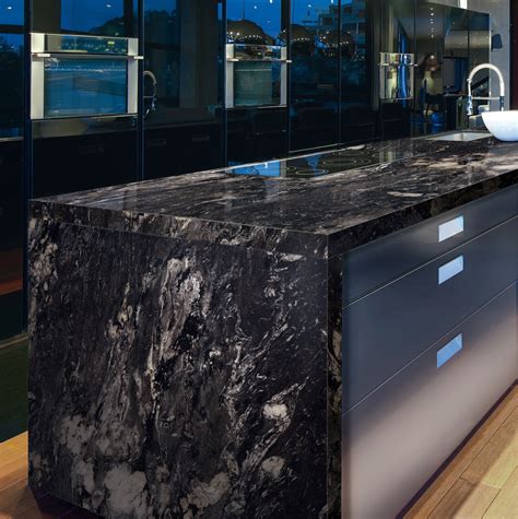 Black Cosmic Leather Finish Granite | Countertops, Cost, Reviews