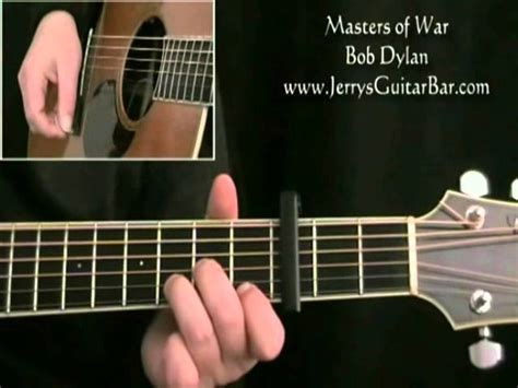 Bob Dylan – Masters of War | Guitar Lesson, Tab & Chords | JGB