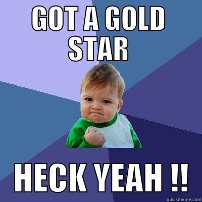 Gold Star Meme