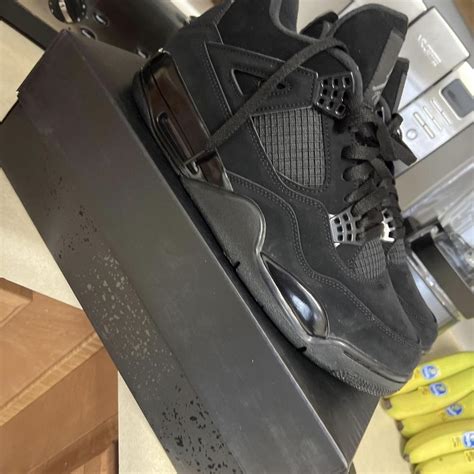 Jordan 4 black cats. Size 10. Never worn. All offers... - Depop