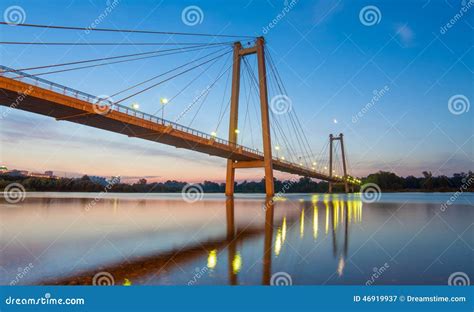 Krasnoyarsk bridge stock image. Image of beautiful, krasnoyarsk - 46919937