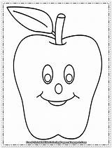 Apple Fruit Coloring Pages Printable  Free Kids sketch template