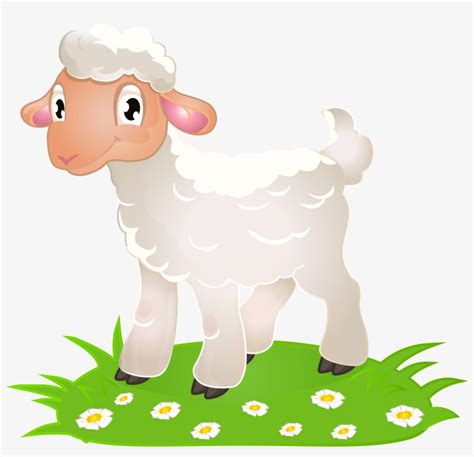 Easter With Grass Png Clip Art Image - Transparent Background Lamb Clipart - Free Transparent ...