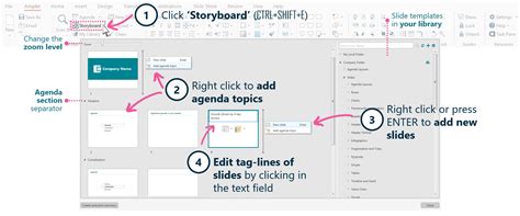 Storyboard for PowerPoint - Adapt Office to you