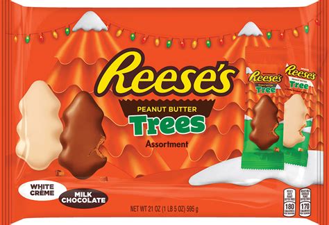 Reese's, Holiday Peanut Butter Trees Assortment Bag, 21 Oz. - Walmart.com