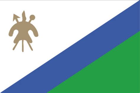 National flag of Lesotho. History of the Lesotho flag. National Anthem ...