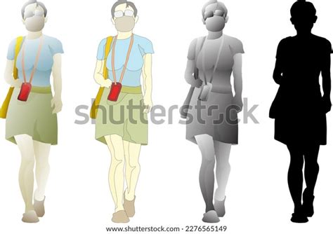 Silhouette Icon Female Office Worker Wearing Stock Vector (Royalty Free) 2276565149 | Shutterstock