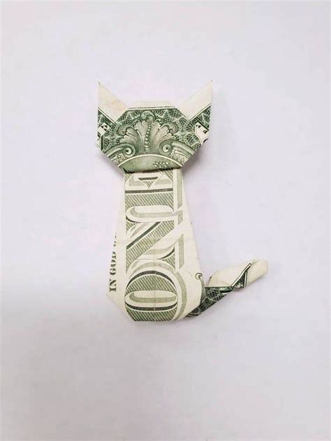 Kitty Cat Money Origami for crafting or gifting for any | Etsy | Money origami, Dollar bill ...