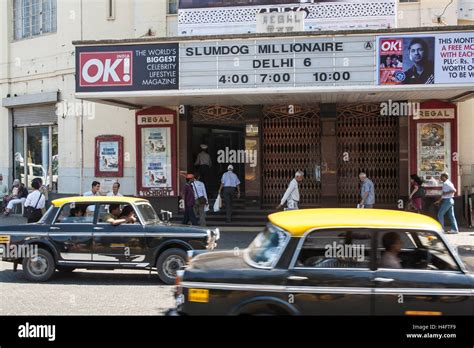 Movie "Slumdog Millionaire" Oscar winning film about life in Mumbai showing at the Regal Cinema ...