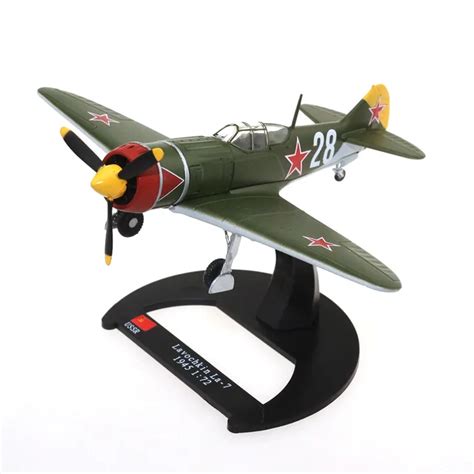 1/72 Scale Diecast Plane LAWOCZKIN LA 7 Fighter Aircraft Models Military Airplane Toy for Gift ...