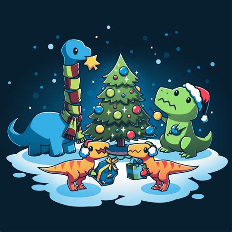 A Very Dino Christmas | Funny, cute, & nerdy t-shirts - TeeTurtle