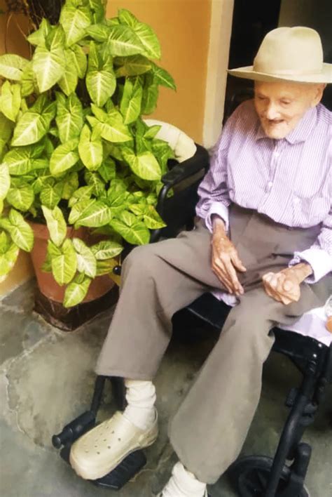 El venezolano Juan Vicente Pérez celebra sus 114 años de edad