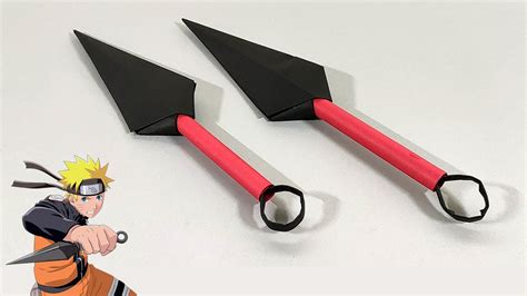 How to Make a Paper Kunai Knife | Origami Craft - YouTube